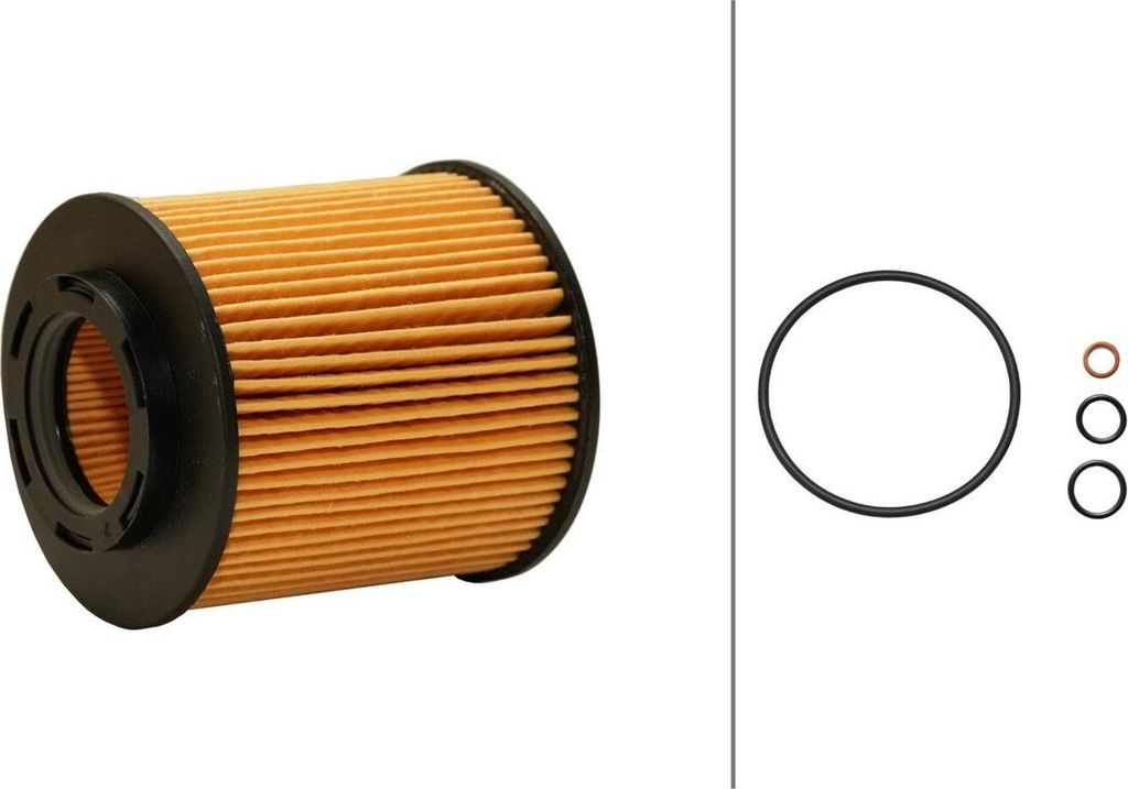 Ölfilter-Einsatz Ø 72 mm HELLA IAM-Expertise passend für u.a. BMW 1er