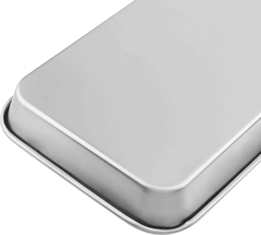 Plateaux de présentation inox pour buffet et repas - Pack de 6 pièces