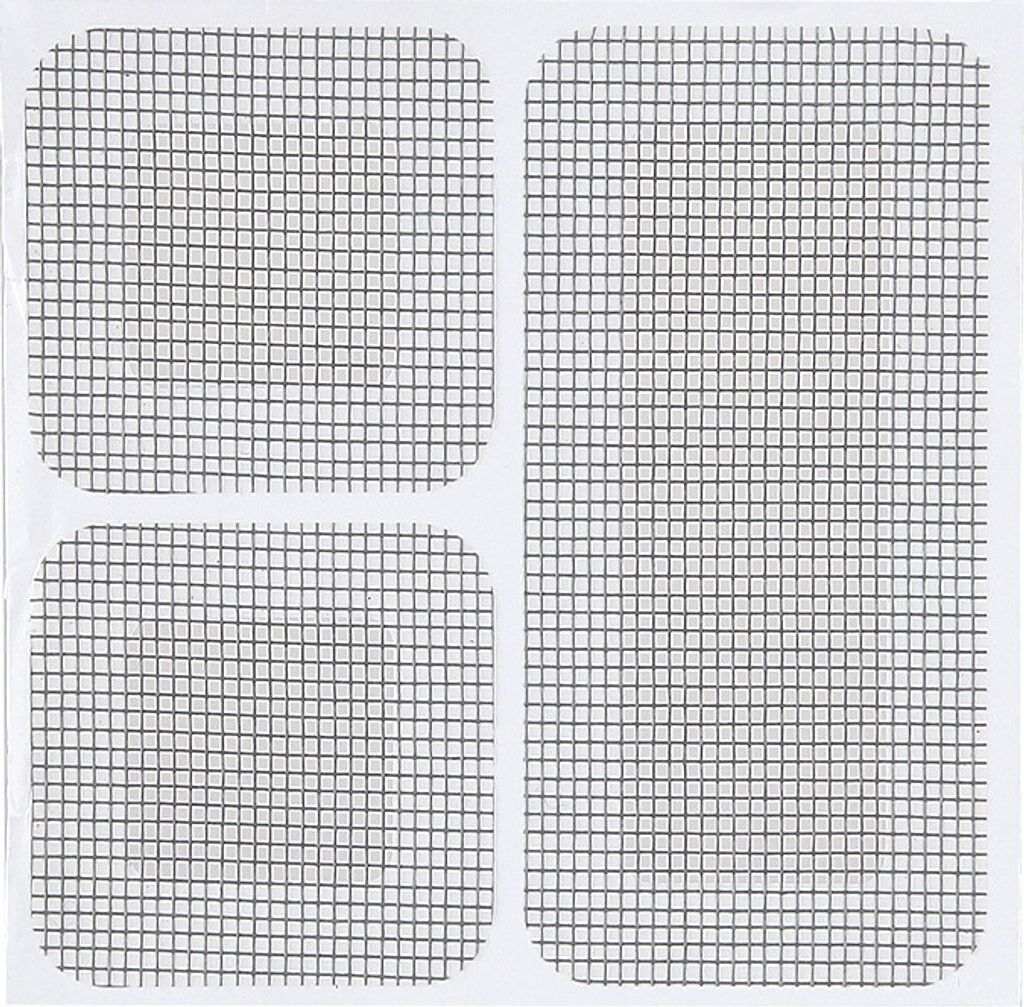 INF 249 einzigartig geformte Fenstergitter-Reparaturflicken - 10er-Set