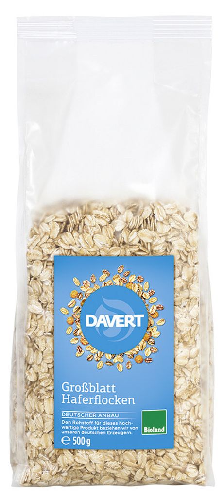Flocons d'avoine à grande feuille 500g Image du produit 