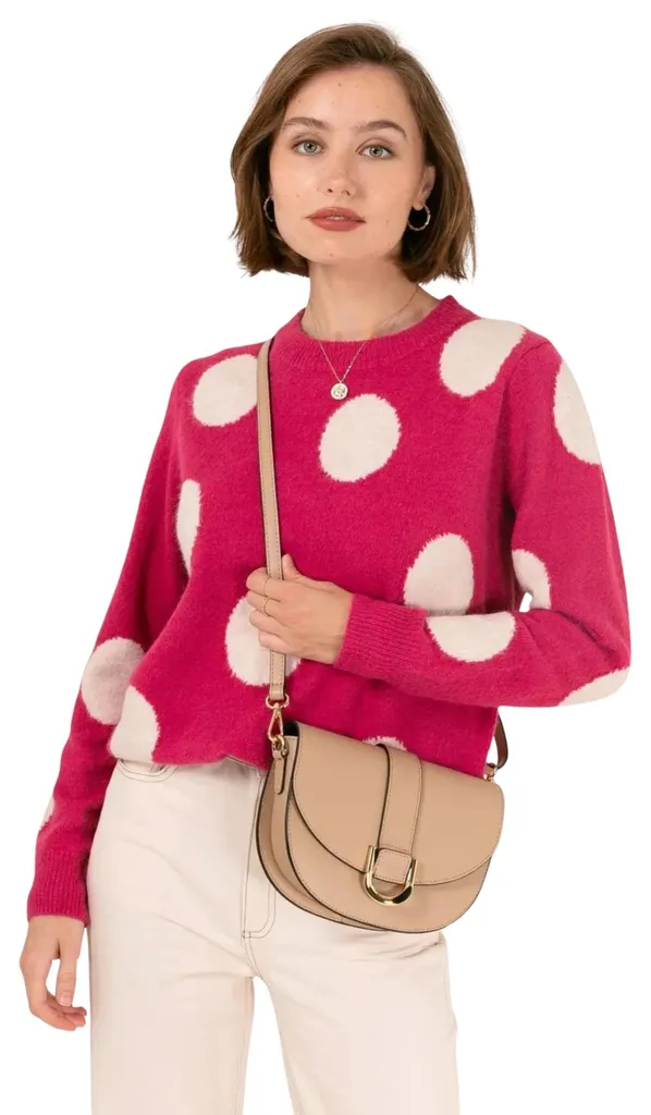 Sac Augustine 4043 Sable Cherry Paris : Finition Grainée et Design Chic - 2