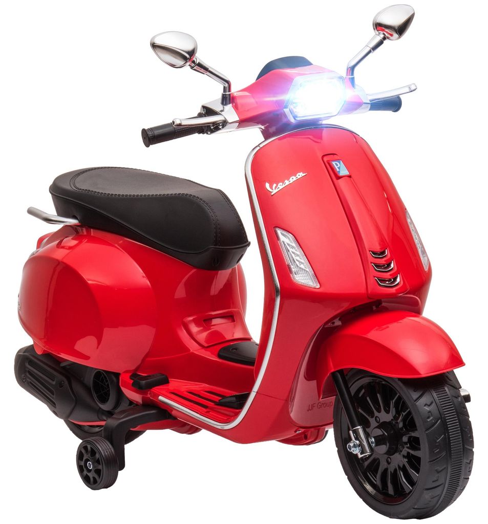 AIYAPLAY Kinder Elektro-Motorrad 6V Kindermotorrad mit MP3 USB FM-Radio Lichte