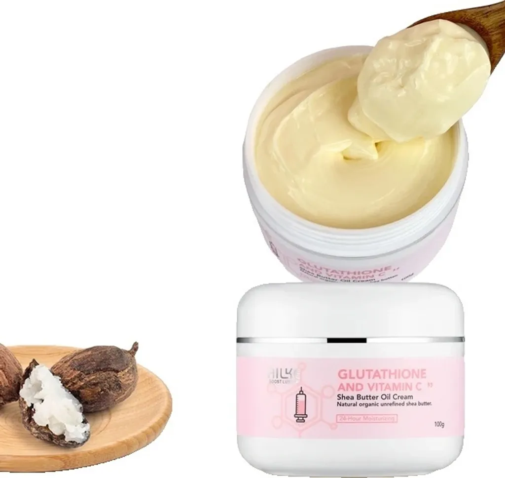 Set di trattamenti illuminanti per la pelle, vitamina C, glutatione, idratazione profonda, pelle liscia e morbida, migliore luminosità della pelle, 2 flaconi di crema