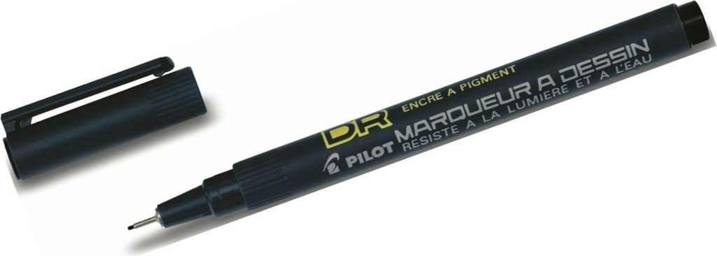 Pilot SWN-DR-03 Fineliner Schwarz 12 Stück(e)