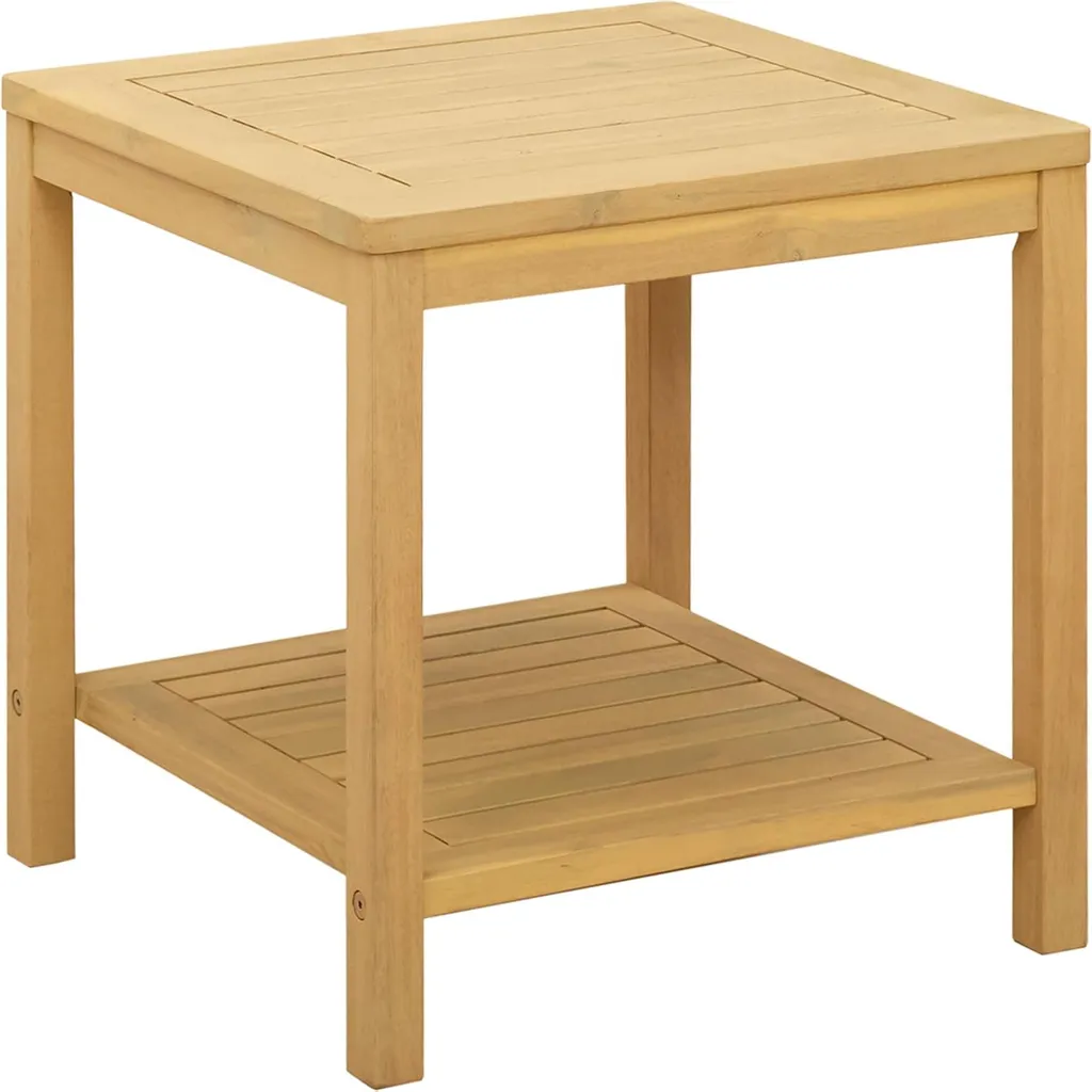 Tavolino Basso vidaXL Acacia Naturale 45cm | Ideale per Divano