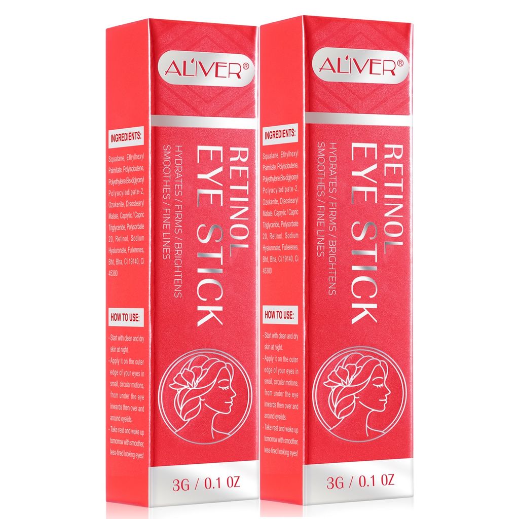 Augencreme Anti Aging Falten Augenpflege mit Retinol Kollagen Hyaluronsäure, 2x