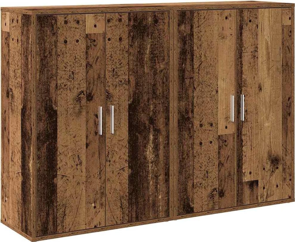 Sideboard 2 pcs Altholz 60 x 31 x 84 cm Holzwerkstoff