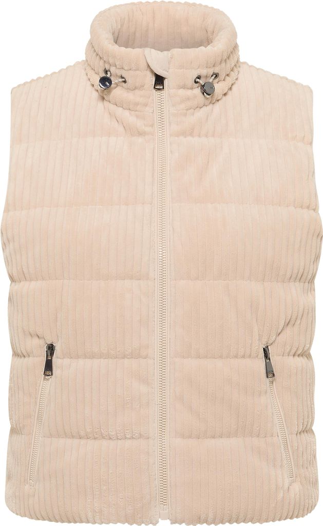 CECIL Strukturmix Cordweste Damen mit Steppung pearl beige Produktbild 