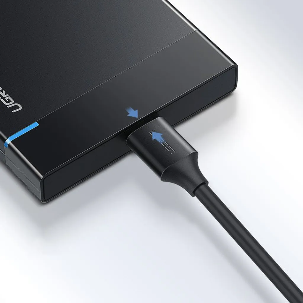 Cavo Ugreen Micro USB 3.0 a Type-C 1m - Nero per Hard Disk - 19