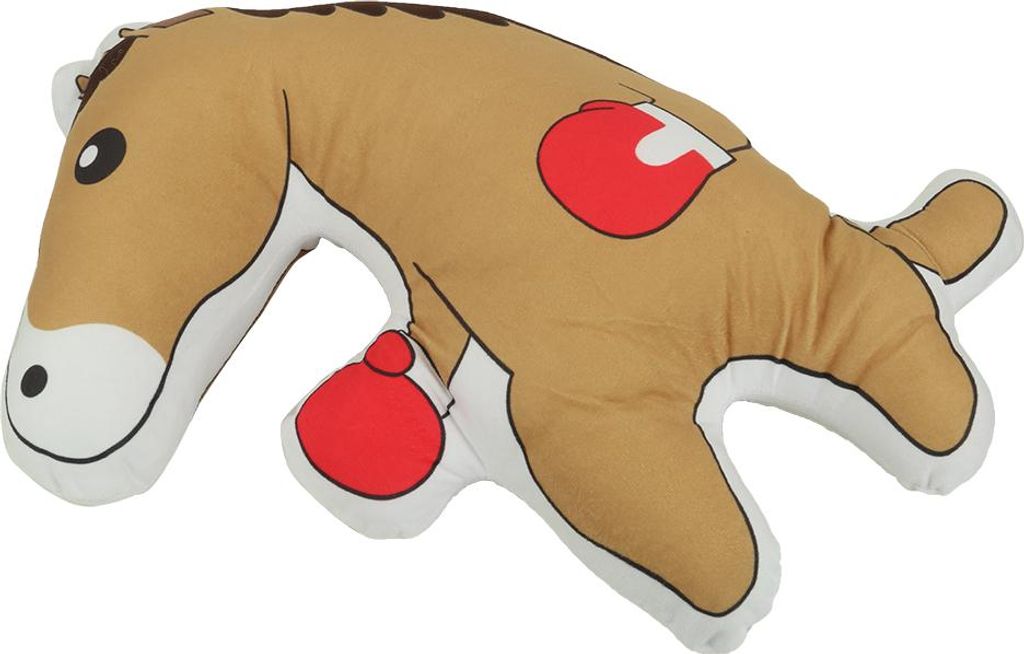 Lustiges Pferd Cartoon Emotion Stofftier Puppe Tier Haustier PillowBoxing