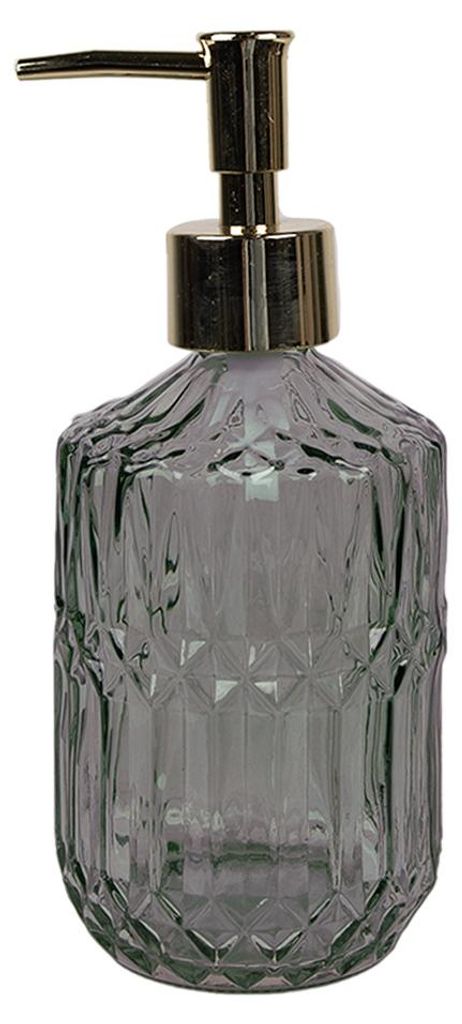Clayre & Eef Seifenspender 400 ml Schwarz Glas Produktbild 