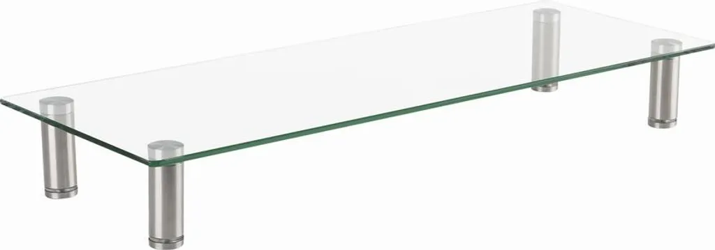 Support de moniteur en verre pour optimiser l'espace du bureau