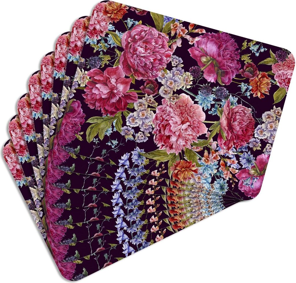 Sada 8 kusů prostírání 40x30 cm květiny 09, omyvatelné Obrázek produktu 