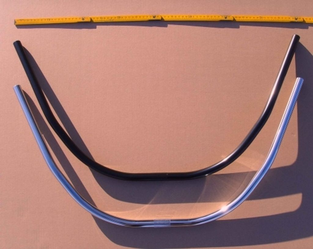 Cruiser Lenker, verchromt, 81 cm, rund gezogen