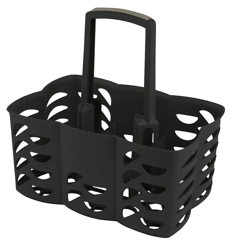 Portabottiglie GIES per 6 bottiglie 30,5x21x31cm EcoRiciclato nero