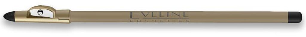 Eveline Eyeliner Pencil Augenstift mit Anspitzer Schwarz 1,5 g