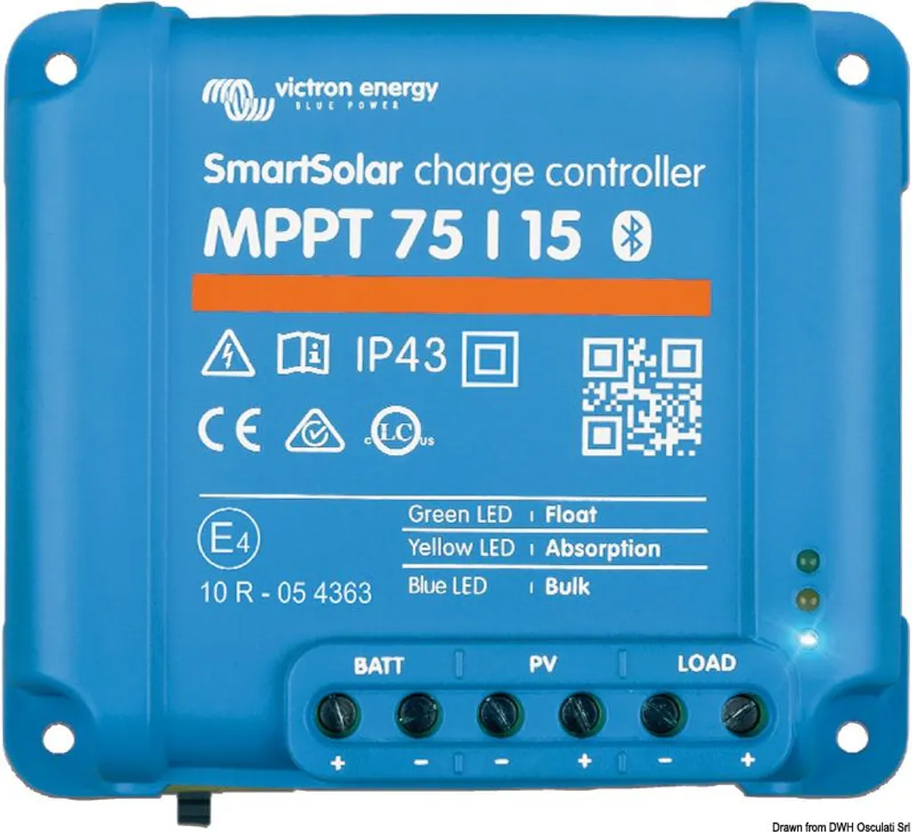 Contrôleur de charge solaire SmartSolar MPPT 75/15 Osculati 12.028.02