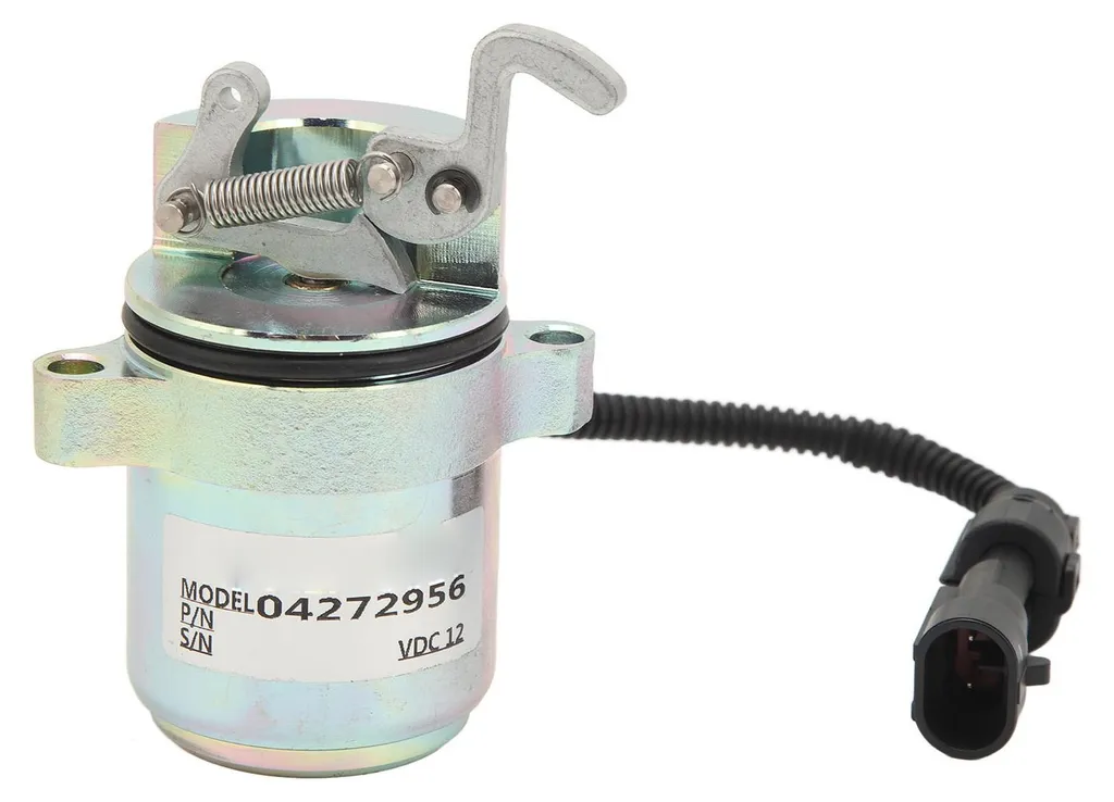 Vanne d'arrêt de carburant diesel 12V DC robuste pour moteur Bobcat
