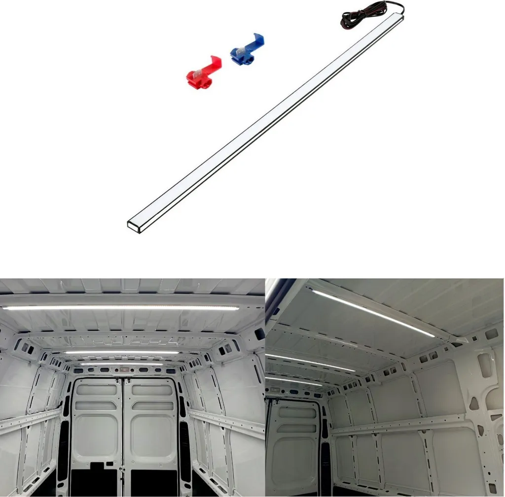 Illuminazione LED Interna Bagagliaio 100cm 12V 10036 Bianco Opaco