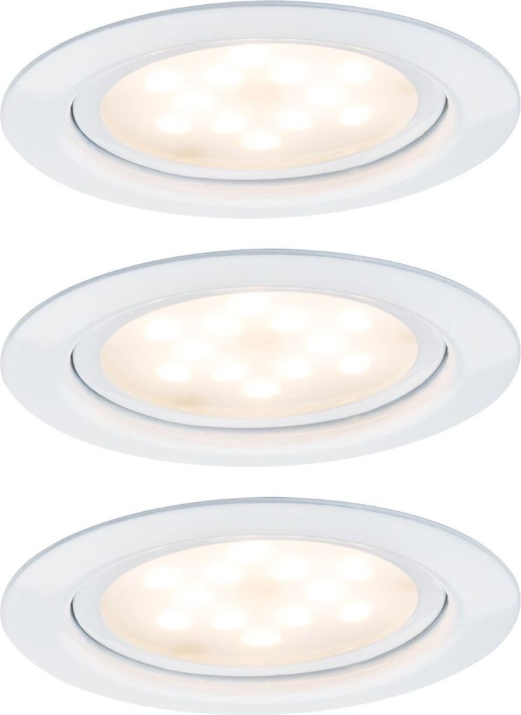 Paulmann LED Möbeleinbauleuchten Micro Line 3er-Set Produktbild 