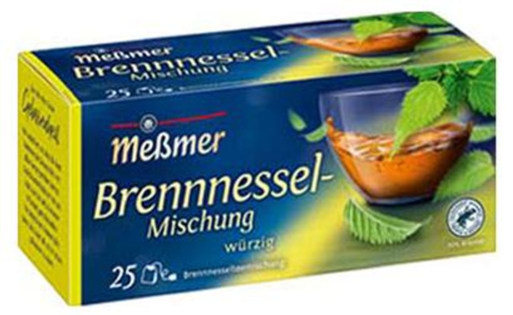 Meßmer Kräutertee Brennessel-Mischung fein würzig, 25 Teebeutel 12 x 50 g