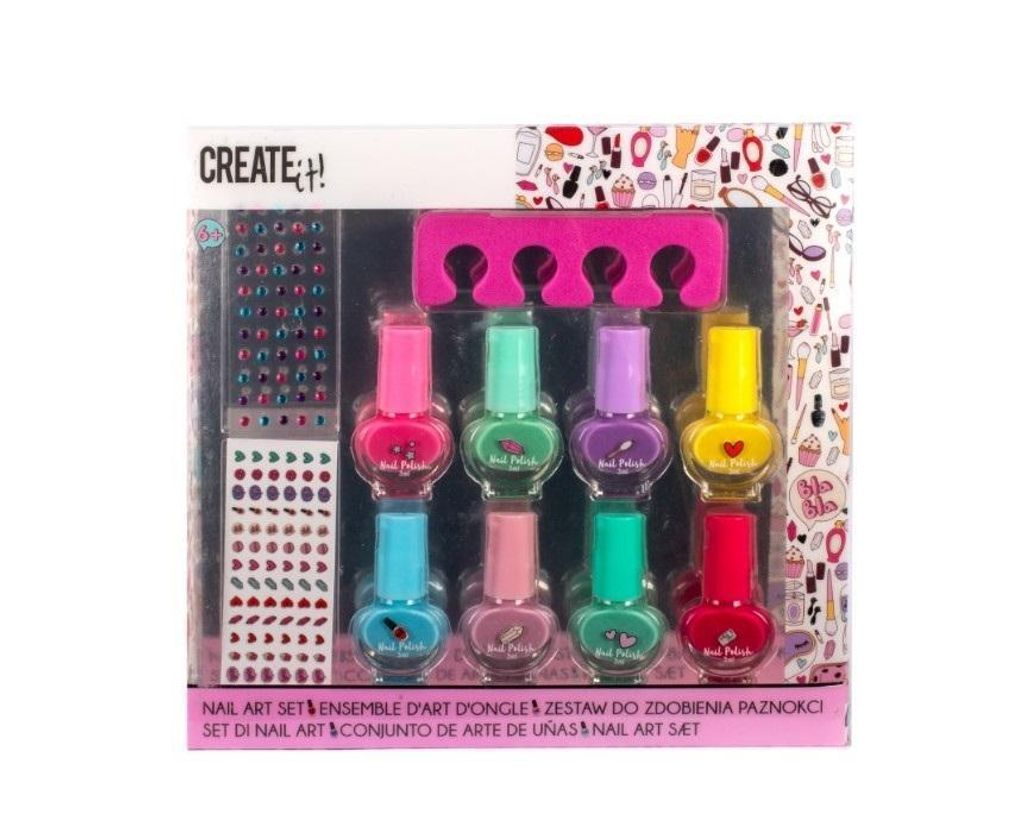 ERSTELLE ES! Nagelset mit Aufklebern 84529