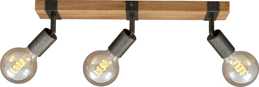 Plafonnier Spot BRILONER LEUCHTEN WOOD BASIC, 25 W, IP20, Image du produit 