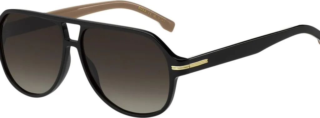 Lunettes de Soleil Homme Boss 1507/S Monture Noire et Verres Marron