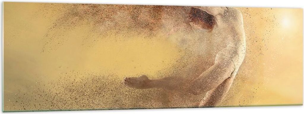 Bilder auf glas - Frau Abstraktion - 160x50cm - Glasbilder - Wandbilder - Kunstdruck - zum Aufhängen bereit - Wanddekoration aus Glas - Glas Bilde...