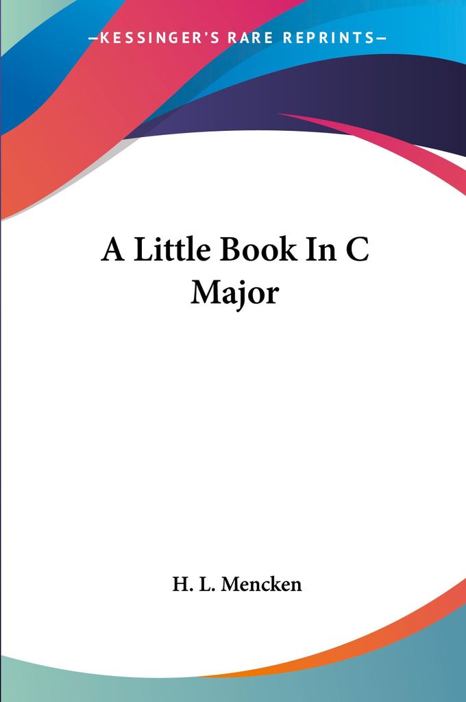 A Little Book In C Major