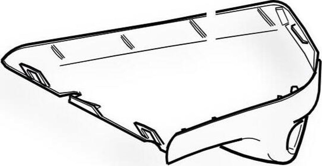 VOLVO C70 rechts BLIS untere Spiegelabdeckung ANGLIK OE 30779057