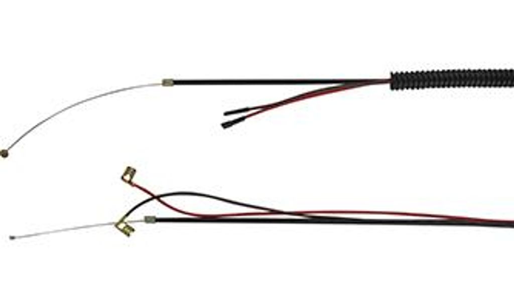 Anpassbares Beschleunigungskabel für Stihl Freischneider Modell: FS55. Originalersatzteil: 4140-180-1104 Kabelänge: 1240 mm