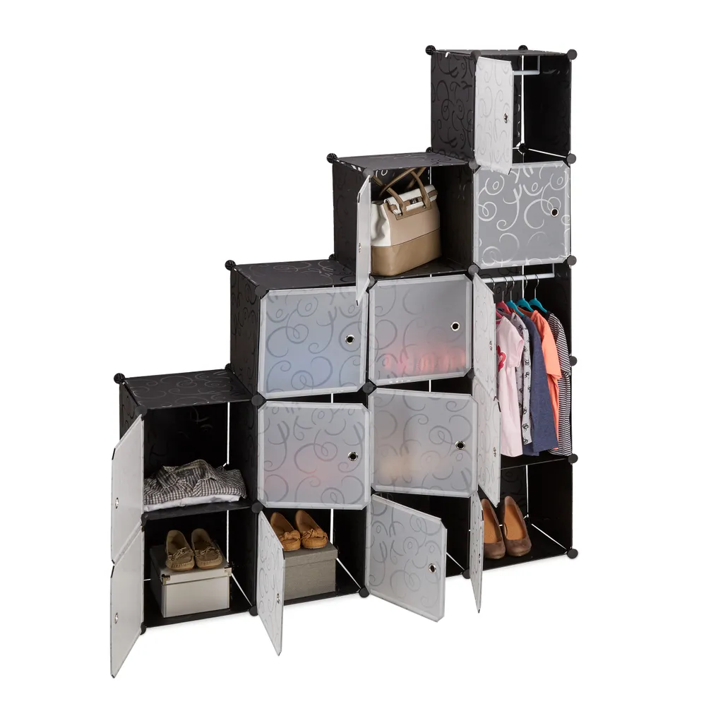 Armoire de Rangement Modulable 11 Compartiments pour Dressing et Maison - 3