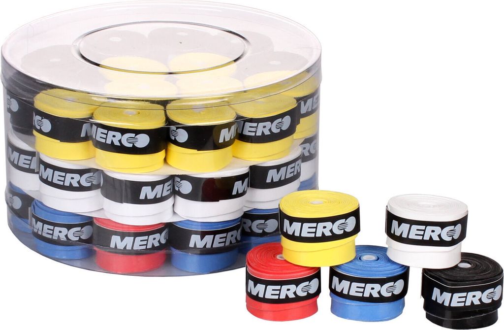 Team overgrip wrap dick. 0,5 mm/ Schachtel 50 Stück Farben mischen, Schachtel 50 Stück