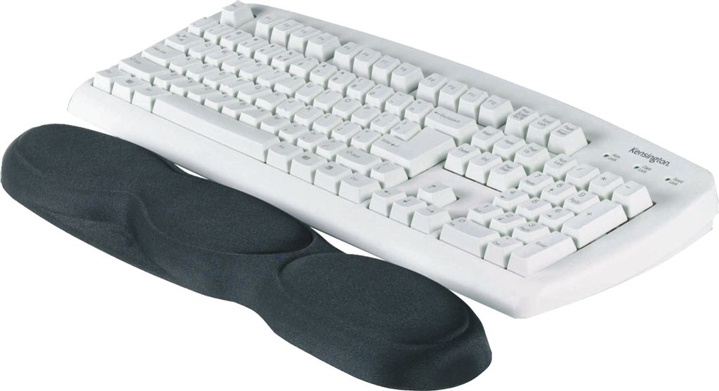 Handgelenkauflage Gel für Tastatur 480x90x37mm schwarz Packung mit 4 Stück