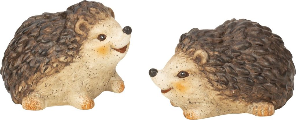 6 Stück Igel Figuren 6-7 cm hoch Keramik Gartenfiguren Produktbild 