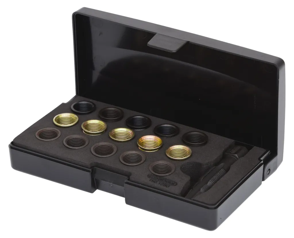 Kit Réparation de Filetage d'Extrémité M14x1,25 KS-Tools - 16 Outils