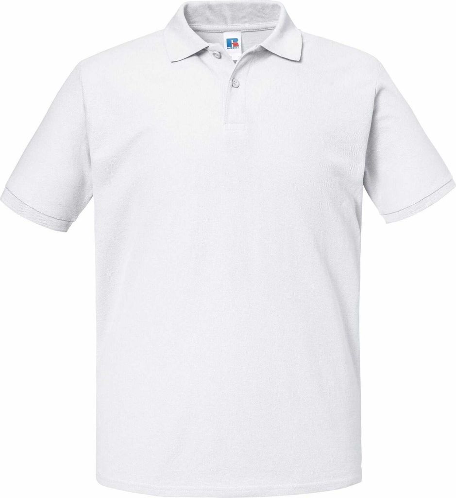 Russell - "Authentic Eco" Poloshirt für Herren/Damen Uni BC7277 (L) (Weiß)