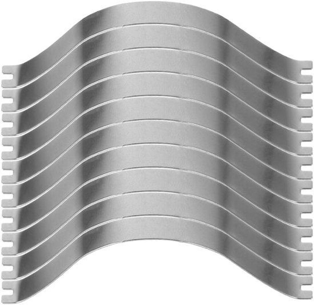 Aluminium fotolijstveerklemmen in zilver, 50 stuks, voor doe-het-zelf projecten, onzichtbare bevestiging, eenvoudige installatie