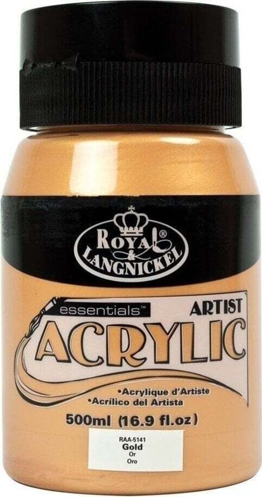 Royal & Langnickel Jar Akrylová barva Gold 500 ml 1 ks Obrázek produktu 2