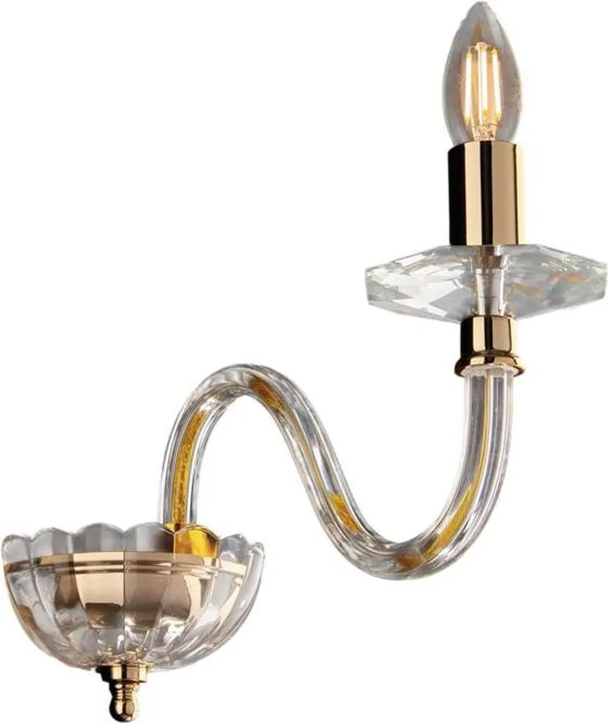 Luminaire doré Ruben pour éclairage de couloir et décoration murale