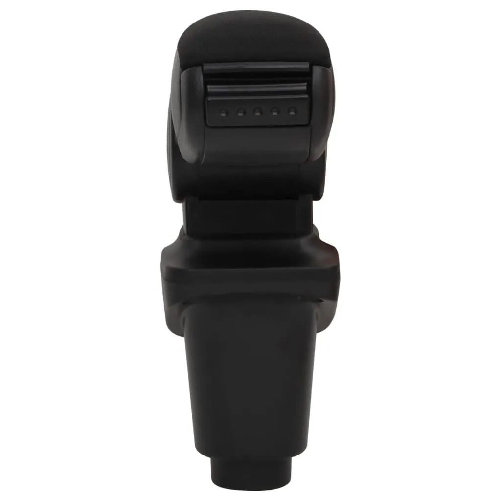 Accoudoir de voiture vidaXL noir en ABS réglable pour console centrale