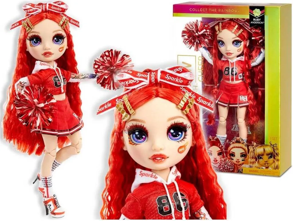 Poupée Rainbow High Cheer Ruby Anderson : Idée Cadeau Enfant dès 6 Ans