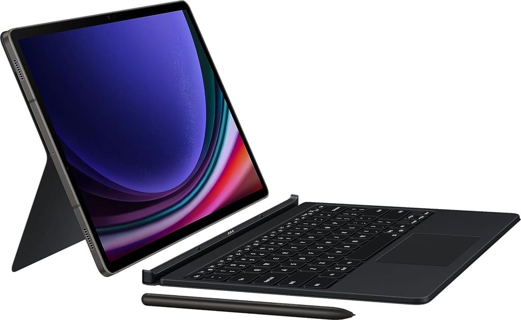 Tastiera Samsung Book Cover per Galaxy Tab S9+/S9 FE+, nero Immagine del prodotto 