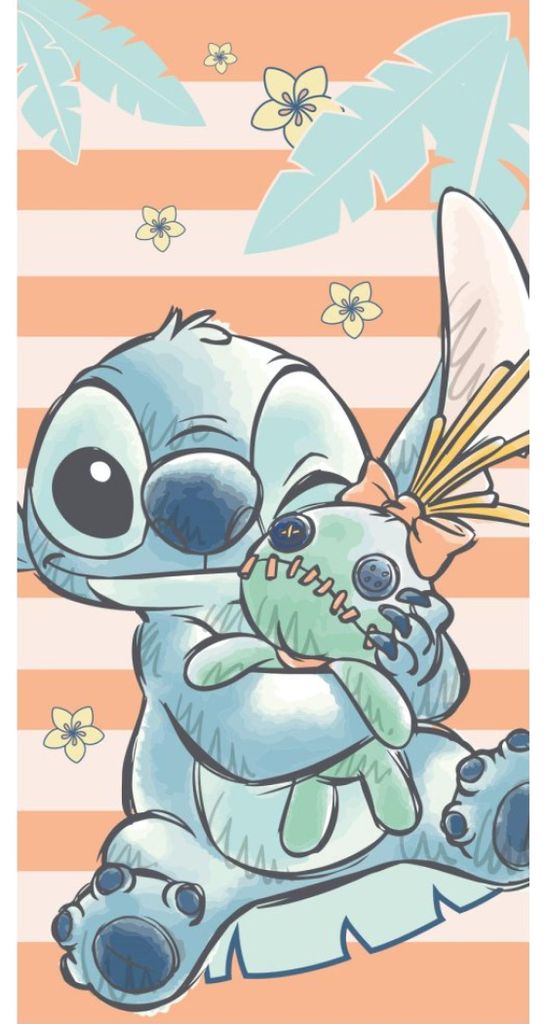Jerry Fabrics Handtuch Lilo und Stitch Tropische Umarmungen Produktbild 