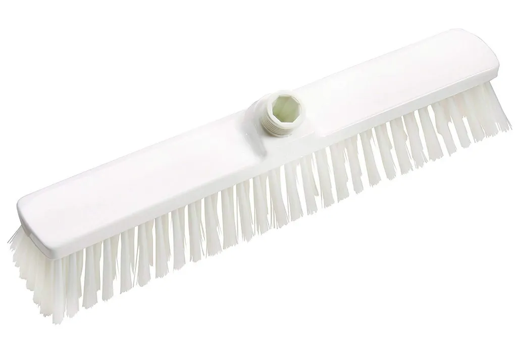 Balai d'Intérieur Blanc 40cm Haug Bürsten 8891 pour Sols Lisses et Propres