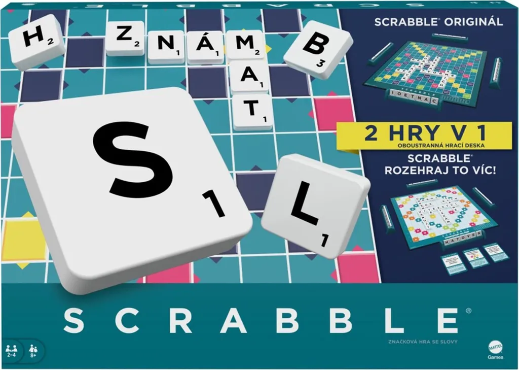 Scrabble tchèque CZ HXW05 TV idéal pour apprendre et pratiquer la langue