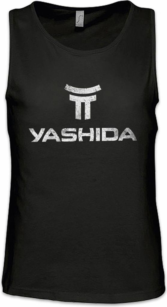 Urban Backwoods Vinatage Yashida Clan I, Ärmelloses T-Shirt, Farbe: Schwarz, Größe: 4XL