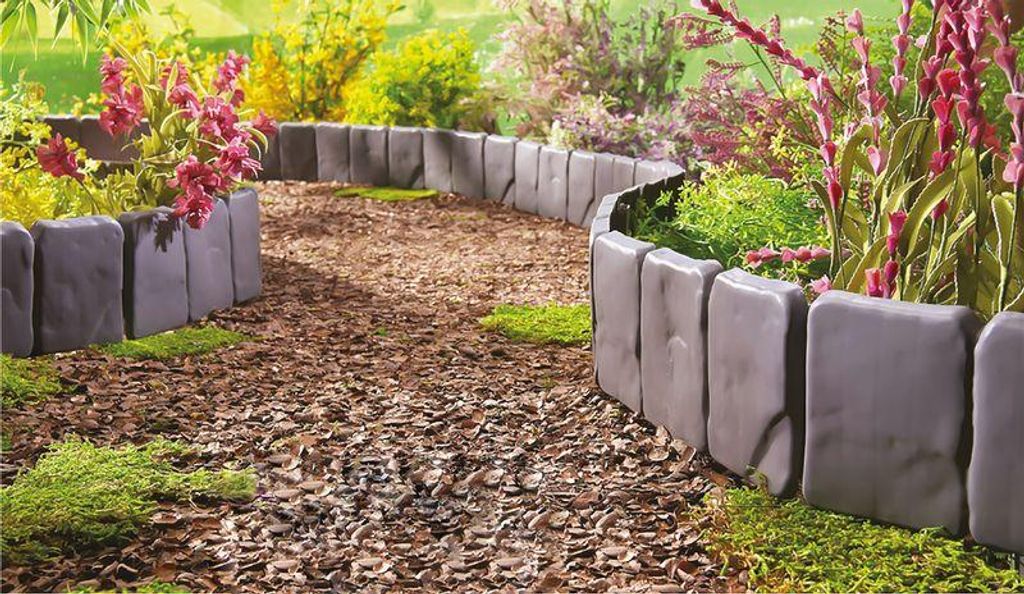 Bordo Strend Pro Garden, imitazione pietra, conf. 10 pz Immagine del prodotto 
