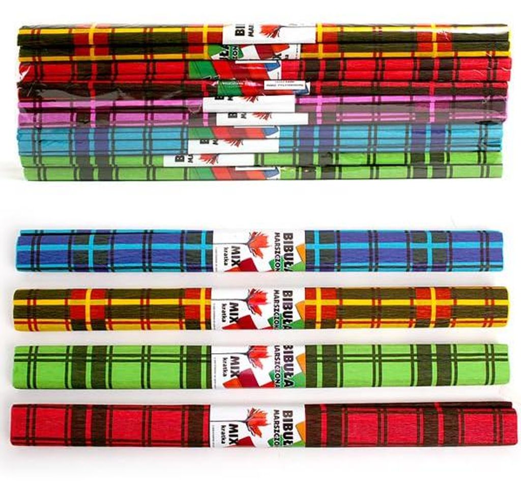 Krepppapier-Quadrate, 10er-Satz